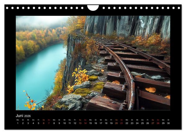 Produktbild: Abenteuerliche Wege (Wandkalender 2026 DIN A4 quer), CALVENDO Monatskalender
