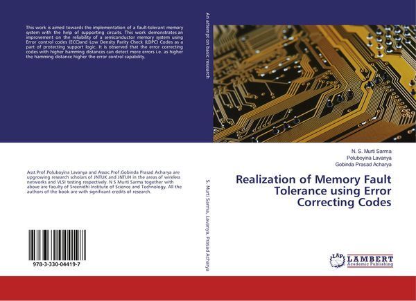 Produktbild: Realization of Memory Fault Tolerance using Error Correcting Codes