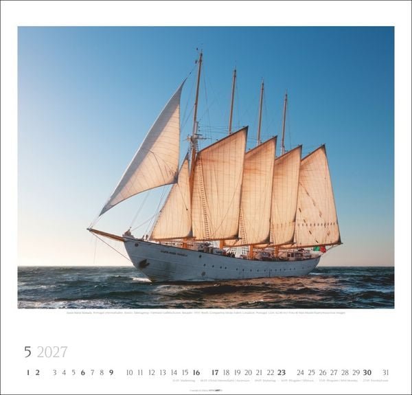 Produktbild: Tall Ships Kalender 2027