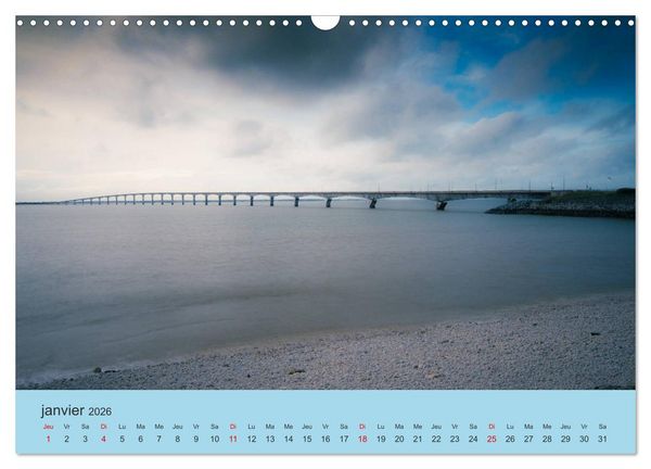 Produktbild: La Charente Maritime, des paysages entre terre et mer (Calendrier mural 2026 DIN A3 vertical), CALVENDO calendrier mensuel