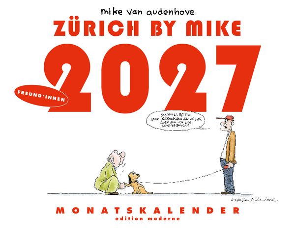 Produktbild: Zürich by Mike, Monatskalender 2027