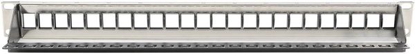 Produktbild: Digitus 24 Port Netzwerk-Patchpanel 483mm (19\") Unbest&uuml;ckt 1 HE Unbest&uuml;ckt