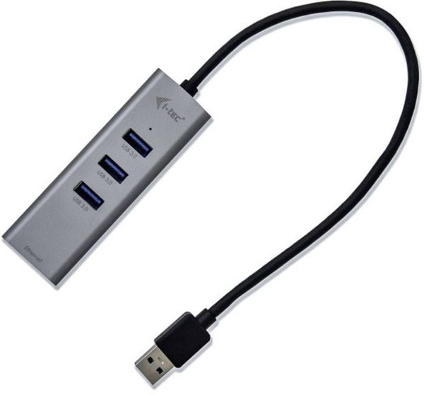 Produktbild: i-tec Netzwerkadapter 10 / 100 / 1000 MBit/s USB-A (USB 3.2 Gen 1)