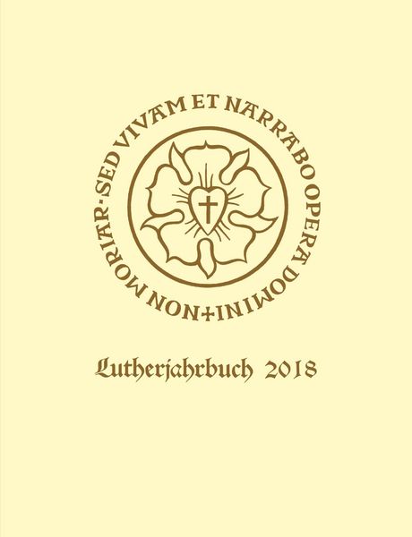 Produktbild: Lutherjahrbuch 85. Jahrgang 2018