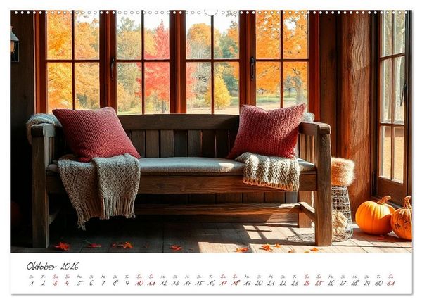 Produktbild: Wir lieben Wolle und Gem&uuml;tlichkeit (Wandkalender 2026 DIN A2 quer), CALVENDO Monatskalender