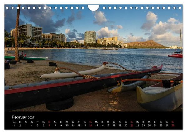 Produktbild: Hawaii - Oahu - Maui (Wandkalender 2027 DIN A4 quer), CALVENDO Monatskalender