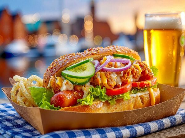 Produktbild: CALVENDO Puzzle Ein Hot Dog - zum Reinbei&szlig;en | 2000 Teile Lege-Gr&ouml;&szlig;e 90x67cm Foto-Puzzle f&uuml;r gl&uuml;ckliche Stunden