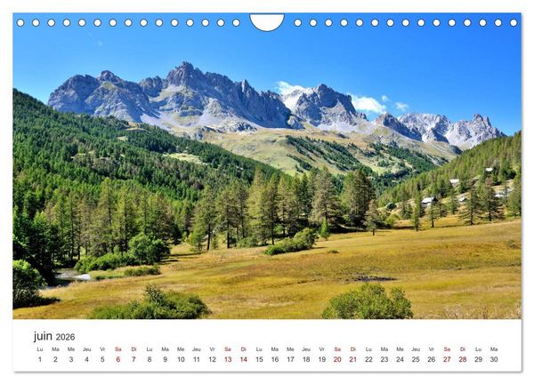 Produktbild: Routes des Grandes Alpes, Un voyage par les Alpes fran&ccedil;aises (Calendrier mural 2026 DIN A4 vertical), CALVENDO calendrier mensuel