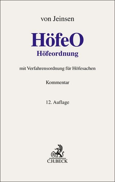 Produktbild: H&ouml;feordnung. H&ouml;feO