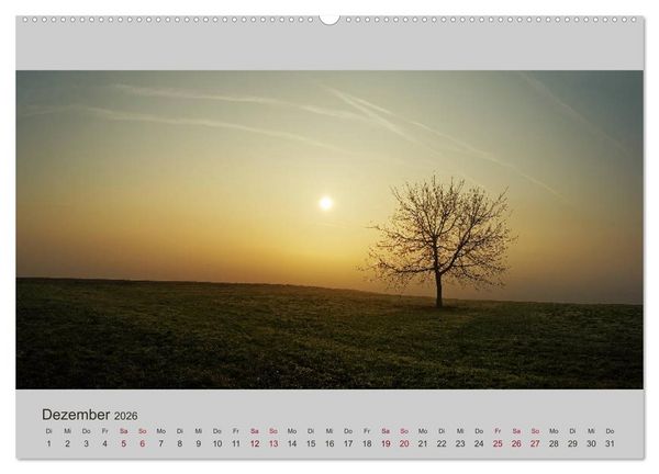 Produktbild: Wetter - Licht - Landschaften (Wandkalender 2026 DIN A2 quer), CALVENDO Monatskalender