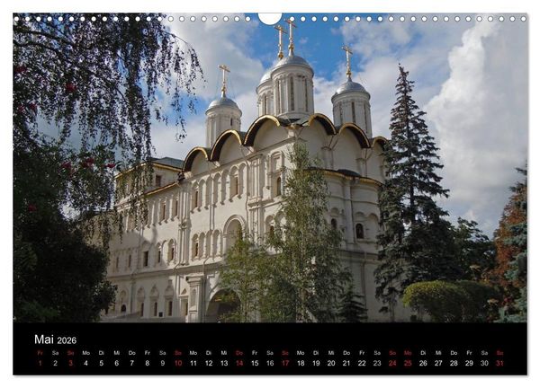 Produktbild: Moskau - Moscow (Wandkalender 2026 DIN A3 quer), CALVENDO Monatskalender