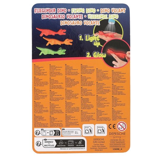 Produktbild: Dino World Fliegender Glow in the Dark Dino