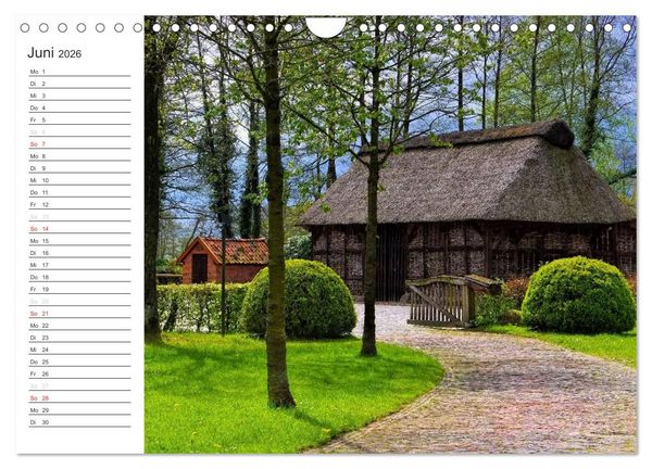 Produktbild: Ostfriesland - zwischen Watt und Moor (Wandkalender 2026 DIN A4 quer), CALVENDO Monatskalender