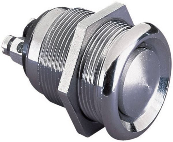 Produktbild: Bulgin MP0013 MP0013 Vandalismusgesch&uuml;tzter Drucktaster 50 V 1 A 1 x Aus/(Ein) tastend (&Oslash; x L) 22 mm x 35.2 mm 1 St.