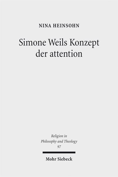 Produktbild: Simone Weils Konzept der attention