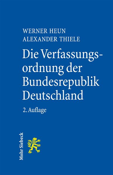 Produktbild: Die Verfassungsordnung der Bundesrepublik Deutschland