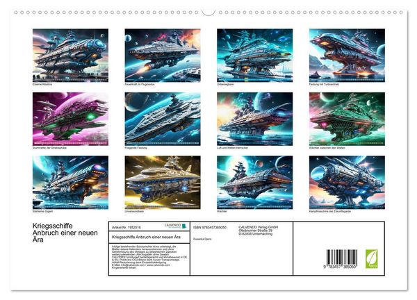 Produktbild: Kriegsschiffe Anbruch einer neuen &Auml;ra (hochwertiger Premium Wandkalender 2026 DIN A2 quer), Kunstdruck in Hochglanz