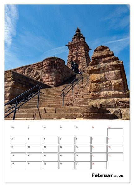 Produktbild: Kyffh&auml;user Denkmal - Terminplaner (hochwertiger Premium Wandkalender 2026 DIN A2 hoch), Kunstdruck in Hochglanz