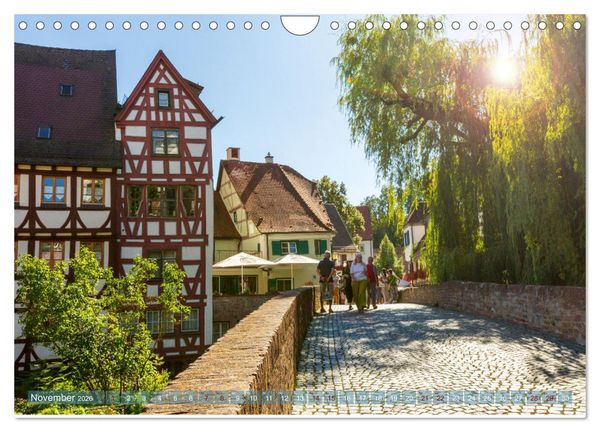 Produktbild: Die Fischerstadt - Ein mittelalterliches Stadtviertel in Ulm (Wandkalender 2026 DIN A4 quer), CALVENDO Monatskalender