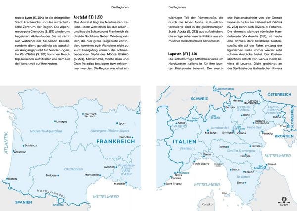 Reise Know-How Roadtrip Handbuch Südfrankreich & Norditalien
