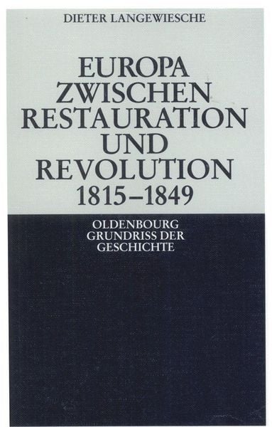 Produktbild: Europa zwischen Restauration und Revolution 1815-1849