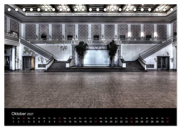 Produktbild: Verlassene Orte - Berlin - Brandenburg (Tischkalender 2027 DIN A5 quer), CALVENDO Monatskalender