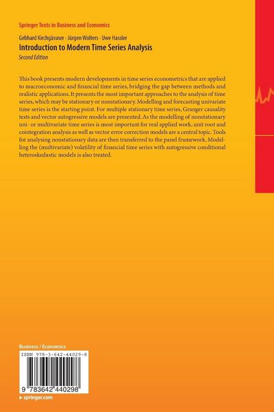 Produktbild: Introduction to Modern Time Series Analysis
