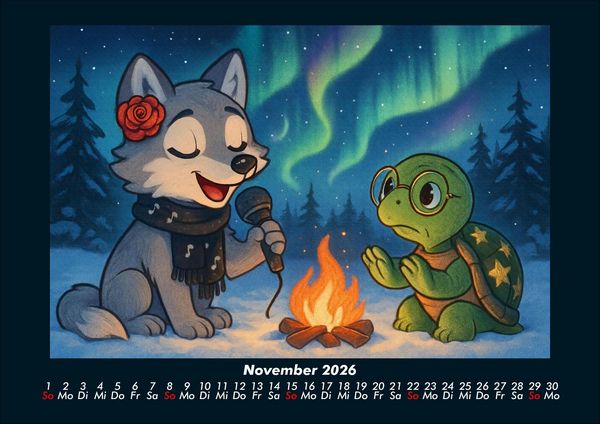 Produktbild: Rose & Taz - Reise um die Welt 2026 Fotokalender DIN A4