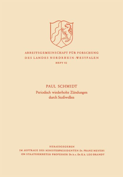 Produktbild: Periodisch Wiederholte Z&uuml;ndungen durch Sto&szlig;wellen