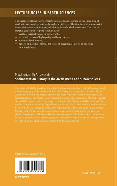 Produktbild: Sedimentation History in the Arctic Ocean and Subarctic Seas for the Last 130 kyr