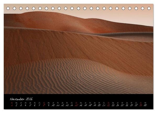 Produktbild: Farben der W&uuml;ste (Tischkalender 2026 DIN A5 quer), CALVENDO Monatskalender