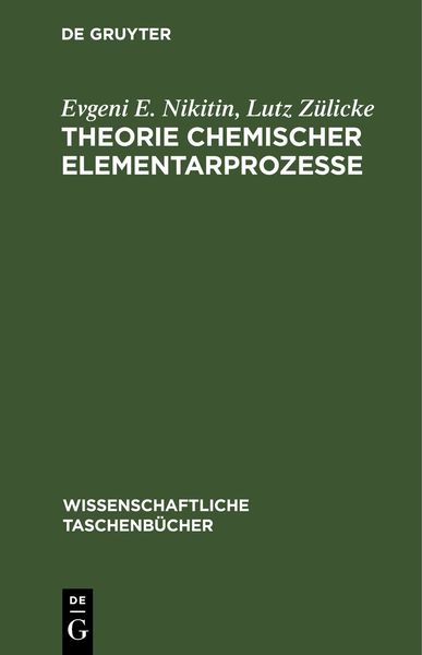 Produktbild: Theorie chemischer Elementarprozesse