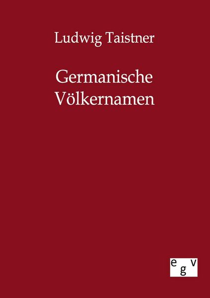 Produktbild: Germanische V&ouml;lkernamen