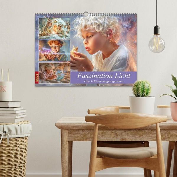 Produktbild: Faszination Licht - Durch Kinderaugen gesehen (Wandkalender 2027 DIN A3 quer), CALVENDO Monatskalender