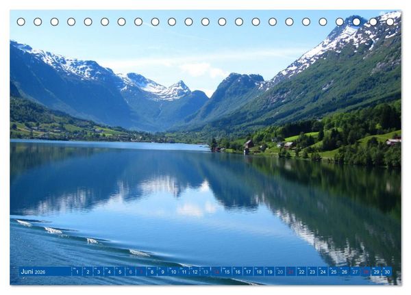 Produktbild: Norwegen (Tischkalender 2026 DIN A5 quer), CALVENDO Monatskalender