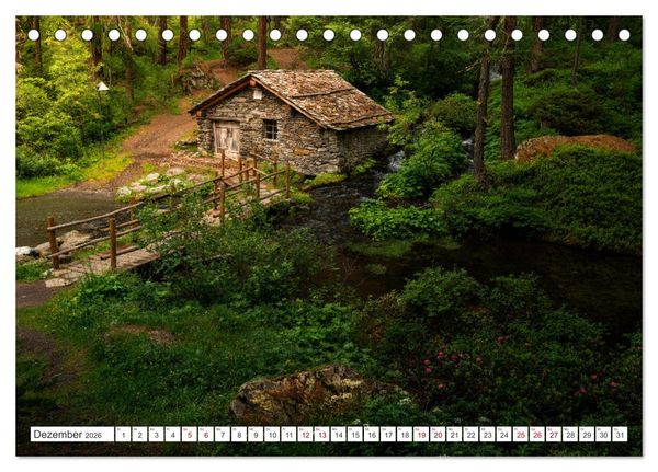 Produktbild: Natur im Aostatal (Tischkalender 2026 DIN A5 quer), CALVENDO Monatskalender