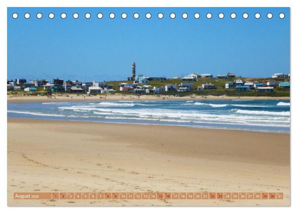 Produktbild: Uruguay - Bienvenido al R&iacute;o de la Plata (Tischkalender 2026 DIN A5 quer), CALVENDO Monatskalender