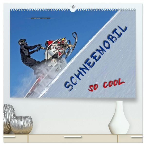 Produktbild: Schneemobil - so cool (hochwertiger Premium Wandkalender 2026 DIN A2 quer), Kunstdruck in Hochglanz