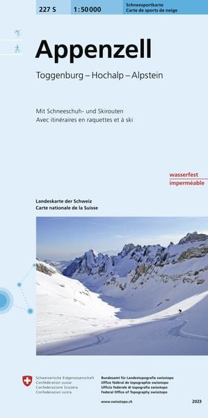 Produktbild: Swisstopo 1 : 50 000 Appenzell Ski