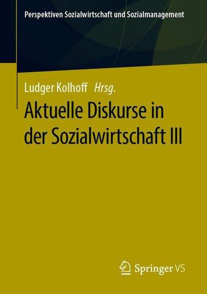 Produktbild: Aktuelle Diskurse in der Sozialwirtschaft III