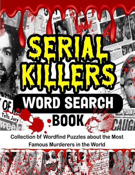 Produktbild: Serial Killers Word Search Book