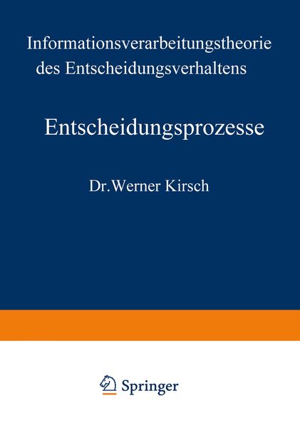 Produktbild: Entscheidungsprozesse