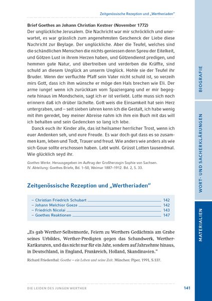 Produktbild: Die Leiden des jungen Werther