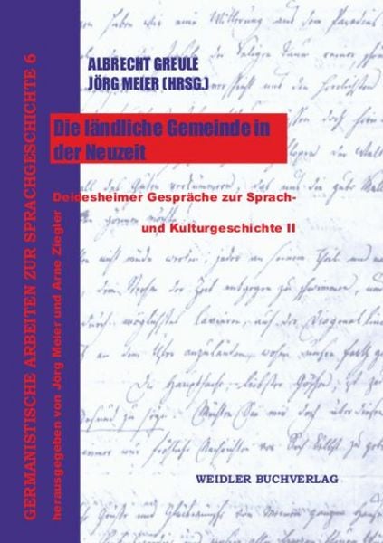 Die ländliche Gemeinde in der Neuzeit, Taschenbuch von , Weidler Buchverlag Berlin, 9783896935335