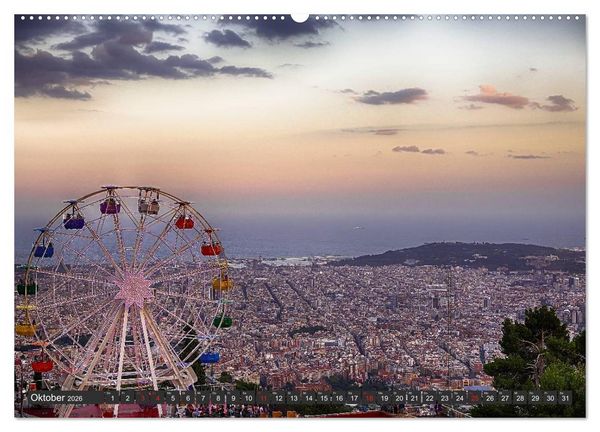 Produktbild: Barcelona Impressionen (Wandkalender 2026 DIN A2 quer), CALVENDO Monatskalender