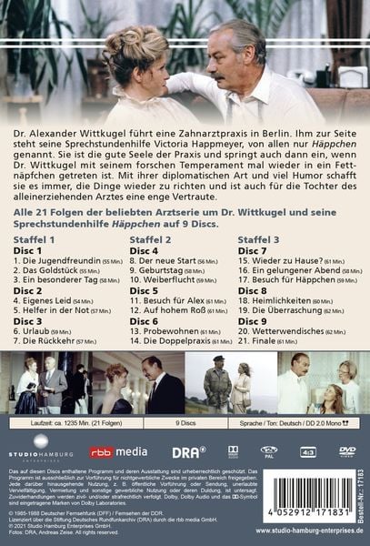 Produktbild: Zahn um Zahn - Die komplette Serie (DDR-TV-Archiv) [9 DVDs]