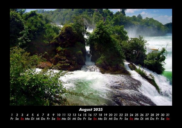 Produktbild: Wasserf&auml;lle 2025 Fotokalender DIN A3