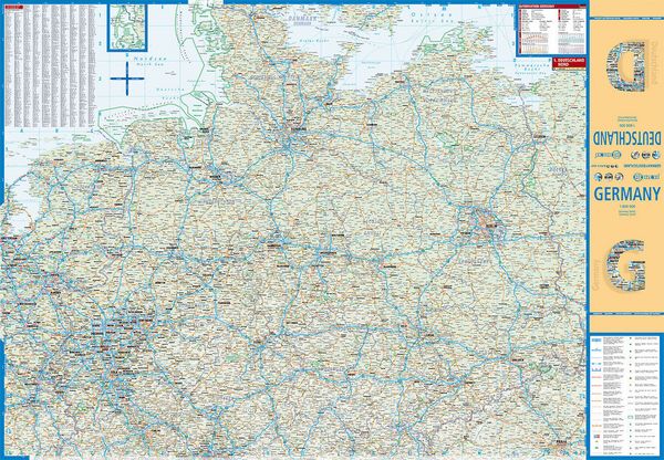 Produktbild: Germany, Deutschland, Borch Map