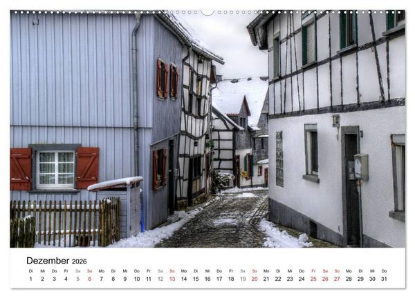 Produktbild: Die sch&ouml;nsten Orte der Eifel (Wandkalender 2026 DIN A2 quer), CALVENDO Monatskalender