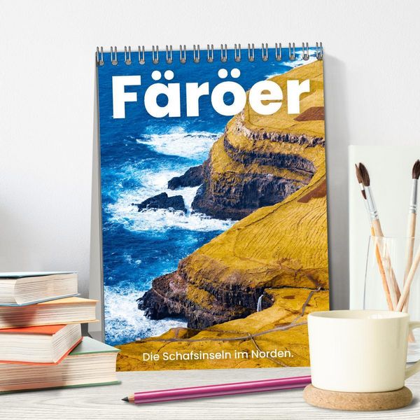 Produktbild: F&auml;r&ouml;er - Die Schafsinseln im Norden. (Tischkalender 2026 DIN A5 hoch), CALVENDO Monatskalender